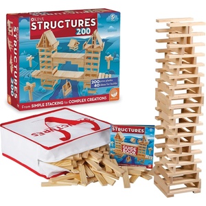 image:imageMindWare KEVA Structures 600 Planks  FreeForm 3D Building kit for Kids  Create Your own Architecture Designs with Simple Wood Blocks
