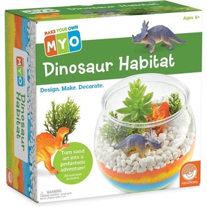 image:imageMindWare Make Your Own Dinosaur Habitat  Fun amp usable DIY Dino Crafts for Boys Girls amp Teens  Make a SandArt Dinosaur Habitat with All Pieces Included  12 pcs  Ages 6