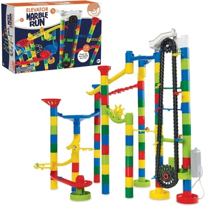 image:imageMindWare Marble Run 110 Piece Building Set with 82 Track Pieces 15 Marbles and Motorized ElevatorMotorized Elevator
