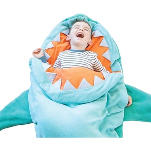 image:imageMindWare Oh So Fun Shark Sleeping Bag for Kids  Ages 3 and Up