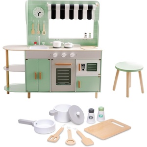 image:imageMindWare Play Kitchen Caf  Unique 2in1 Playset Features Kitchen on One Side and Caf on The Other  Pretend Play for Kids Ages 3 amp Up  Includes Basic Kitchen Tools