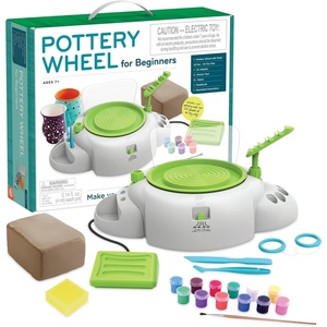 image:imageMindWare Pottery Wheel for Beginners  Kids Pottery Kit with AirDry Clay Tools and Paints Creative Arts and Crafts Toy for Ages 7 and Up