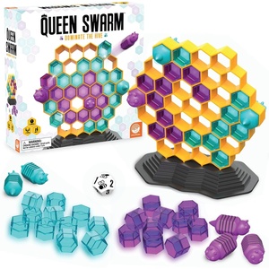 image:imageMindWare Queen Swarm  Strategic Hive Domination Game for Kids amp Families DiceRolling Area Control Board Game Ages 6 2 Players