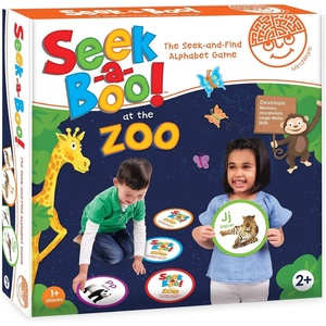 image:imageMindWare SeekaBoo at The Zoo The SeekandFind Alphabet Matching Game  Fun Toddler Games Ages 24  Improves Memory Vocabulary and Letter Recognition