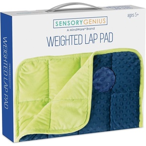 image:imageMindWare Sensory Genius Weighted Lap Pad  24 x 19 12 5 pounds  Ideal for Kids amp Adults  Sensory Pad for Kids  Great for Classroom Work or Home  Ages 5 amp Up