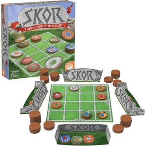 image:imageMindWare Skor A Stacking Strategy Board Game for Kids Ages 6 amp Up  FamilyFriendly ColorMatching ShieldCollecting Games for Families amp Classrooms  2 to 4 Players 30Min Playtime