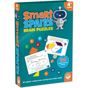 image:imageMindWare Smart Sparks Brainy Puzzles Grade 4  Logic amp Reasoning Puzzles for Kids Ages 9 amp Up