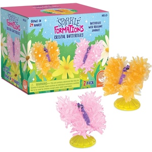 image:imageMindWare Sparkle Formations Crystal Butterflies Science Kit with Crystal Growing Experiment for Kids Ages 8 and Up Grow and Display Colorful Crystal Wings Includes 2 Butterfly Models
