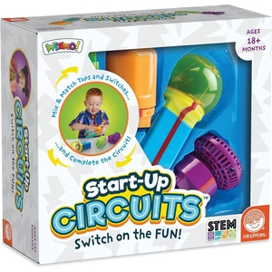 image:imageMindWare StartUp Circuits  STEM Toddler Toy Ages 18 Months  Build Flashlight Whistle and Fan  Early CircuitBuilding Learning Set for HandsOn Play