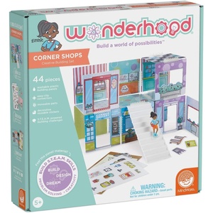 image:imageMindWare Wonderhood Corner Shops 44 Piece Building SetCorner Shop 44 piece building set