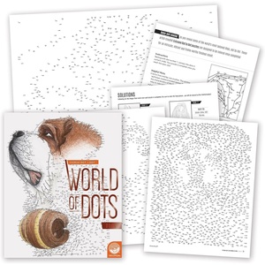 image:imageMindWare World of Dots Dogs  ConnectTheDots Puzzle Coloring Book for Kids and Adults 32 DogThemed Designs Ages 8 and Up