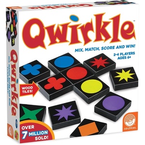 image:imageMindware  Qwirkle UK Edition  Board Game  Ages 6  24 Players  45 Minutes Playing TimeQwirkle UK Edition