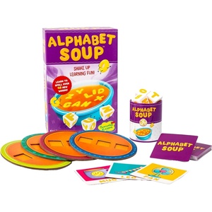 image:imagePeaceable Kingdom Alphabet Soup Spelling Game  Educational Boardgame for Kids Aged 3 and Up  Preschool Learning Activities  Kindergarten Learning Games
