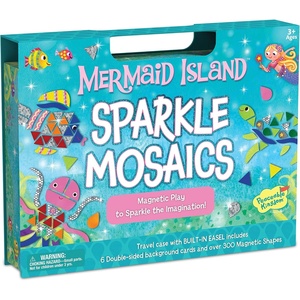 image:imagePeaceable Kingdom Mermaid Island Sparkle Mosaics Magnet Design Mosaic
