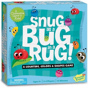 image:imagePeaceable Kingdom Snug as a Bug in a Rug Award Winning Cooperative Preschool Skills Builder Game for 2 to 4 Kids ages 3