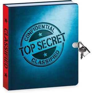 image:imagePeaceable Kingdom Top Secret Diary with Invisible Ink Pen  Lockable Journal for Kids with Secret Message Light 208 Lined Pages Ages 6 and Up
