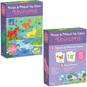 image:imagePeaceable Kingdom Unicorn Puzzle and Match Up GameUnicorns