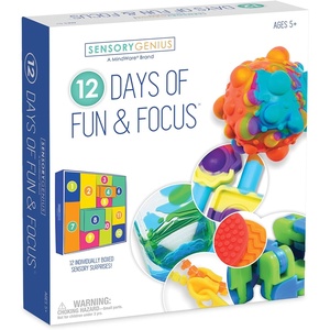 image:imageSensory Genius 12 Days of Fun amp Focus Pack  Fun Fidget Advent Calendar for Kids Teens amp Adults Ages 5 and Up