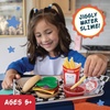 image:imageFoodie Fidget Squishy Burger Basket Big 19 Piece Sensory Toy Set with Slime Buns Stretchy Food Pieces Calming Quiet Toys for Kids Ages 5