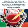 image:imageFoodie Fidget Squishy Burger Basket Big 19 Piece Sensory Toy Set with Slime Buns Stretchy Food Pieces Calming Quiet Toys for Kids Ages 5