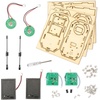 image:imageMindWare Gearjits Circuits Walkie Talkies  BuildYourOwn Wooden Walkie Talkie Kit  STEM Building Kit for Kids Ages 8  Works Up to 1600 Feet  2Player Set