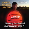 image:imageMindWare Glow Basketball Court Set with Bonus SolarPowered Hoop Lights  Ages 5 and Up