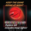 image:imageMindWare Glow Basketball Court Set with Bonus SolarPowered Hoop Lights  Ages 5 and Up
