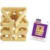 image:imageMindWare KEVA Brain Builders Set of 2 Original KEVA Brain Builders and KEVA Brain Builders Junior  Great Addition to STEM Building Toys and Classroom Games  40 Planks amp 70 Puzzles Total