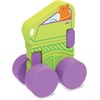 image:imageMindWare Konvertibles Transforming Wooden Trucks  2Piece FlipampChange Vehicle Set with CarryAlong Box that Becomes 3D Road Scene Toddler Toy for Ages18Months
