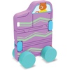 image:imageMindWare Konvertibles Transforming Wooden Trucks  2Piece FlipampChange Vehicle Set with CarryAlong Box that Becomes 3D Road Scene Toddler Toy for Ages18Months