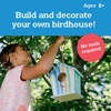 image:imageMindWare Make Your Own Birdhouse Kit  Wood Art Kit for Kids  Includes PreCut Wood Pieces and Art Supplies to Assemble and Paint Your Own Bird House  Ages 5 and Up