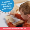 image:imageMindWare Make Your Own Birdhouse Kit  Wood Art Kit for Kids  Includes PreCut Wood Pieces and Art Supplies to Assemble and Paint Your Own Bird House  Ages 5 and Up