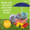 image:imageMindWare Make Your Own MYO Squirrel Feeder Craft Kit for Kids  Includes Wood Pieces Paint Brushes Instructions and More