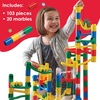 image:imageMindWare Marble Run 123 Piece Set 103 Durable Pieces and 20 Marbles STEM Building Set for Kids