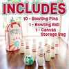image:imageMindWare Oh So Fun Deluxe Bowling Set  Safe amp Fun Foam Bowling Set for Kids Ages 3 amp Up