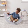 image:imageMindWare Oh So Fun Deluxe Wooden Montessori Toddler Climbing Set with Pikler Triangle Ramp Slide Arch amp Bean Bag Toss