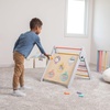 image:imageMindWare Oh So Fun Deluxe Wooden Montessori Toddler Climbing Set with Pikler Triangle Ramp Slide Arch amp Bean Bag Toss