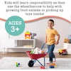 image:imageMindWare Oh So Fun Wheelbarrow Garden Tool for Kids Ages 3 and Up  Red