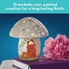 image:imageMindWare Paint Your Own Fairy Mushroom House Light  Craft Kit Includes 2 Tea Lights Paint Brushes and Instruction Guide