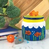 image:imageMindWare Paint Your Own PYO Cat Treat Jar Craft Kit for Kids  Includes Porcelain Treat Jar Paint Brushes and Instructions