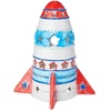 image:imageMindWare Paint Your Own Porcelain Rocket Light with 2 Tea Lights 12 Paints amp 2 Brushes  Creative paintable Pottery Crafts amp Gift Kits for Kids