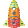 image:imageMindWare Paint Your Own Porcelain Rocket Light with 2 Tea Lights 12 Paints amp 2 Brushes  Creative paintable Pottery Crafts amp Gift Kits for Kids
