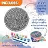 image:imageMindWare Paint Your Own Stepping Stone Dragonfly  Paint Your Own Stepping Stones for Kids Craft Kit Includes Paint Brushes and Instructions