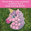 image:imageMindWare Paint Your Own Stepping Stone Unicorn  Kit Includes Weather Proof Stone Paint and Brushes