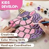 image:imageMindWare Paint Your Own Stepping Stone Unicorn  Kit Includes Weather Proof Stone Paint and Brushes