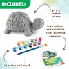 image:imageMindWare Paint Your Own Stone Decor Box Turtle  DIY Craft Kit for Kids Includes Weather Resistant Stone Paints and BrushesBox Turtle