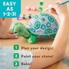 image:imageMindWare Paint Your Own Stone Decor Box Turtle  DIY Craft Kit for Kids Includes Weather Resistant Stone Paints and BrushesBox Turtle