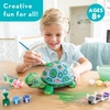 image:imageMindWare Paint Your Own Stone Decor Box Turtle  DIY Craft Kit for Kids Includes Weather Resistant Stone Paints and BrushesBox Turtle