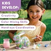image:imageMindWare Paint Your Own Stone Decor Box Turtle  DIY Craft Kit for Kids Includes Weather Resistant Stone Paints and BrushesMosaic Bunny