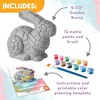 image:imageMindWare Paint Your Own Stone Decor Box Turtle  DIY Craft Kit for Kids Includes Weather Resistant Stone Paints and BrushesMosaic Bunny
